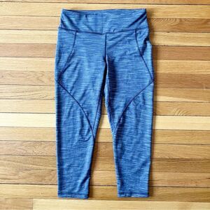 Patagonia Grey Space Dye Performance Workout Centered Crops Leggings Medium